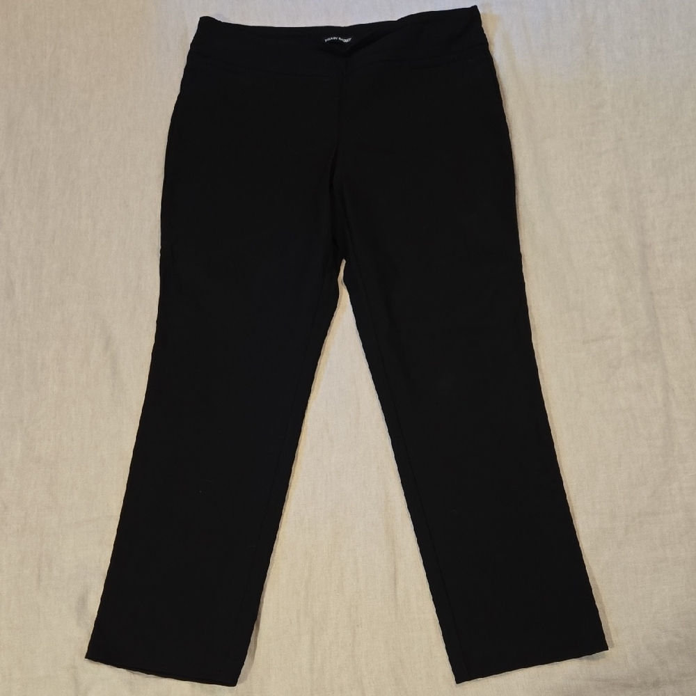 Hilary Radley Black Straight Leg Pants